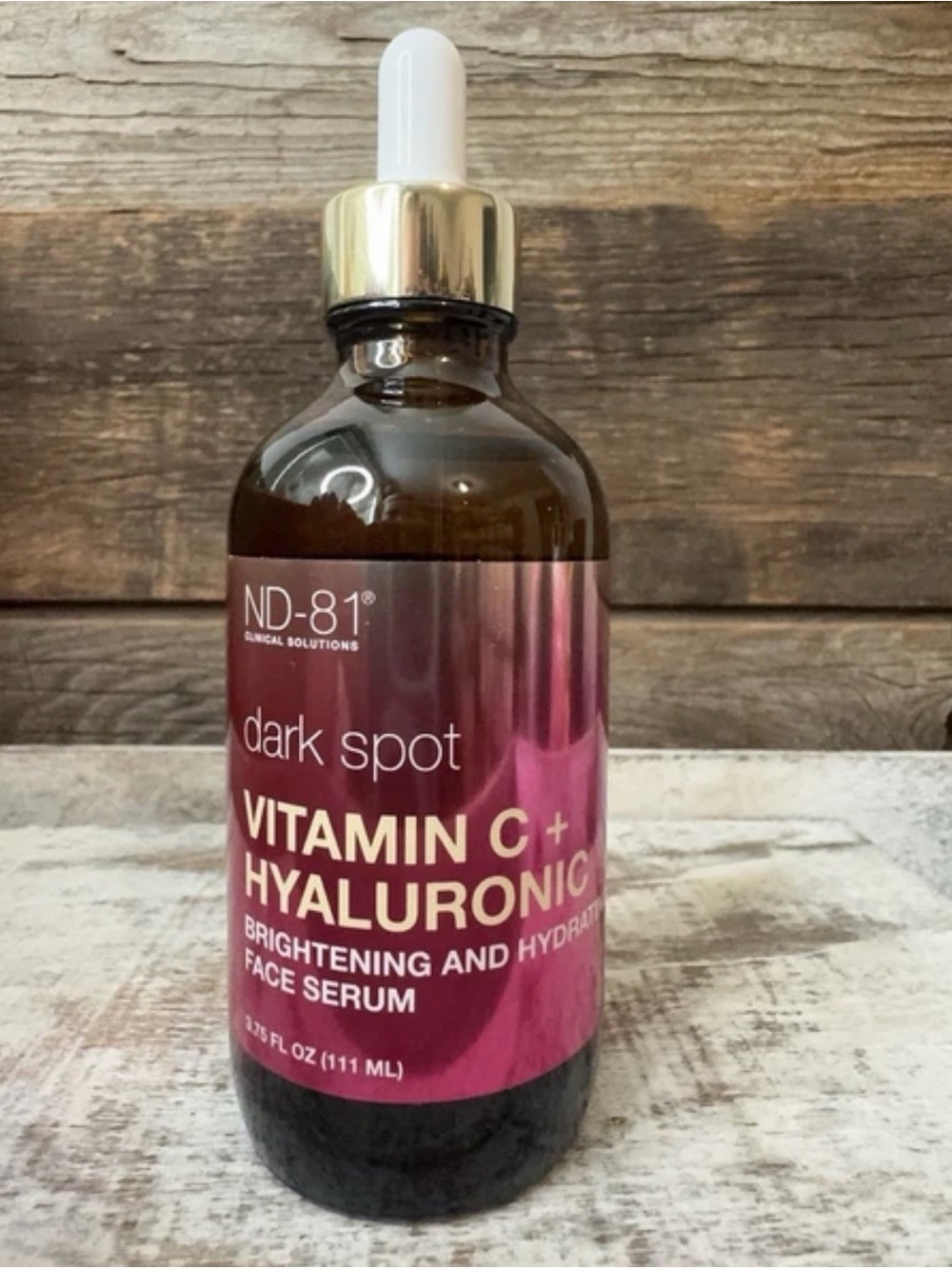ND-81 Dark Spot Vitamin C + Hyaluronic Brightening & Hydrating Serum 3.75fl.oz.